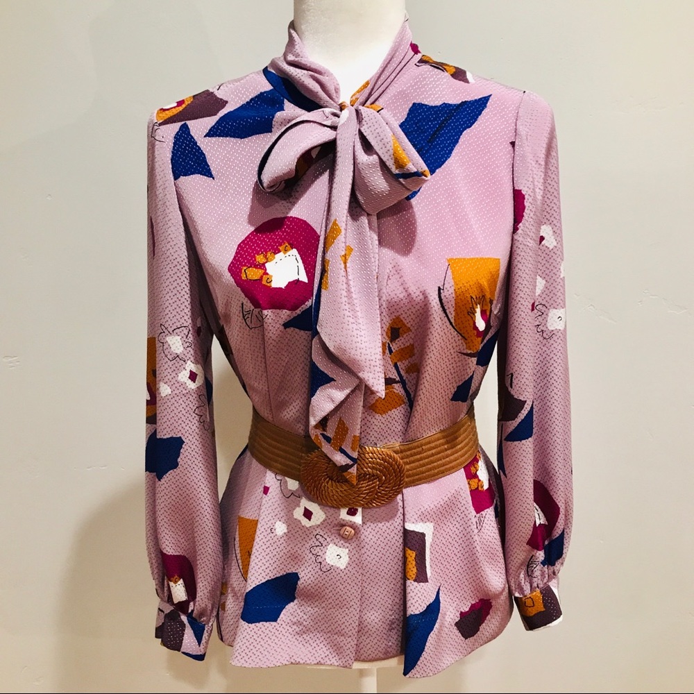 Vintage lavender blouse